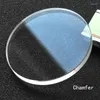 Kits de réparation de montre verre minéral plat épais 3.0mm diamètre 20-29.5mm accessoires en cristal Transparent