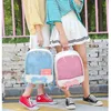 Sacs d'école Sac à dos transparent transparent Harajuku Bowknot Itabags pour adolescentes Designer Ita Bag Bookbag Bolsa 230331