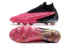 Phantom GX FG Elite Haaland Fußballschuhe Thunder Pack Purple United DF Grey Pack Hyper Turquoise Fuchsia Dream Flyease Ghost Lace Green Blaze High-Top-Fußball-Stollen