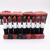 Aluminiumtube Frosted Powder Kiss Lipstick Matte Make-up-Lippenstifte 0,1 Unzen Rouge a Levres Devoted To Chili 9 Farben