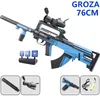 Pistolet jouet GROZA pistolet à Gel pistolet automatique éclaboussures fusils à billes électrique manuel 2 Modes pour enfants jeu de tir adultes CS combat