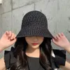 Frauen-Eimer-Hut-aushöhlen-Heraus-Sommer-Hüte für weibliches im Freien gewebtes Stroh-Strand-Kappen-koreanische Art-Mode-Hut-Fischer-Kappe