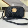 Designer Kamera Marmont Reißverschluss Dame Umhängetaschen Damen Luxus Metall Double G Totes Luxus Cross Body Wallet Herren Handtasche Geldbörsen Hobo zwei Größen Schulter Clutch Taschen