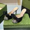 Projektowanie kapciowa wysokie obcasy kobiety 2023 Summer Nowe sandały z łuk Slim Slim Comfort wszechstronny 7uok