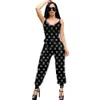 Women's Jumpsuits & Rompers Casual Fashion Simple Straight Tube Loose Print Strap Jumpsuit