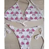 Costume da bagno da donna Bikini con fiocco Sexy Lolita Y2k Bikinii Carino bikini gotico Kawaii Canotte Bustino gotico