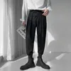 QNPQYX NEW LUXURY MENS FASION HAREM PANTS DRAPPY PLETED PLETED POUNSER