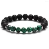 Strand Pierre Naturelle Femmes Hommes Acier Inoxydable Amazonite Améthystes Agates Tiger Eye Quartz Cristal Bracelets