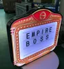 Other Products Customized Rechargeable LED Lighted Display Message Board Bar Wine Bottle Presenter Party Night Club Marquee Light Box U0330