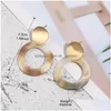 Dangle Chandelier Colorf Natural Shell Round Earrings For Women Unique Design Shape Statement Fashion Jewelry Mticolor Ear Dhgarden Dhuqa