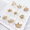 Mode couronne broches or argent couleur strass épinglettes robe décoration boucle Badge bijoux accessoires pour les femmes