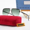 مصمم النظارات الشمسية الفاخرة ذات الجودة العالية والعلامات التجارية الأوروبية والأمريكية في الهواء الطلق مرآة شمسية شحنها مع الصندوق