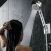 バスルームシャワーヘッド高圧シャワーヘッド5モードホース水を節約する調整可能なシャワーヘッドワンキースプレーノズルバスルームアクセサリー230331