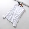 女子Tシャツガラウイ女性高品質の基本的な綿t長袖Oネックティーレディースティーストリートウェアトップミュージャーデモダ230331