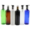 Бутылки для хранения прибытие 500 мл x 10 пластиковая бутылка с анодированным алюминиевым лосьоном Жидкий мыльный шампунь пустые косметические контейнеры упаковки