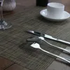 Tovagliette in 8 colori Tovagliette per tavolo da pranzo Tovagliette resistenti al calore Tovagliette in PVC lavabile antimacchia Tovagliette da cucina