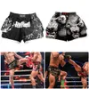 Boxe Trunks Muay Thai Pantalon Respirant Lâche Impression Kick Boxing Combat Grappling Short MMA Shorts Vêtements Sanda 230331