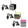 Radio TDV26 Mini ricevitore Wireless Sers Digital Fm per PC Telefono Lettore musicale Mp3 Supporto scheda MicroSD 230331