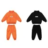 Kläder sätter Baby Boys Half Zip Sweatshirt Sweatpant Kids Tracksuit Children Outfit Jumper Jogger Track Pant Spring Autumn 1 12 Years 230331