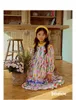 Girl Dresses Girls Dress 2023 Spring Pink Lace Children's Korean Floral Princess Skirt Kids Wear
