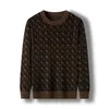 Men's Polos Top Grade Fashion Knit Pullover Trendy Designer Brand Luxury Crew Neck Sweater Woolen Casual Jumper Clothing 230331