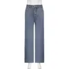 Jeans femme Doury femmes Y2K jambe large Baggy Cargo Vintage Grunge Denim pantalon droit années 90 00s pantalon Streetwear 230330