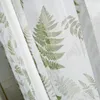 Gordijn European Floral Sheer voor woonkamer raam. Deur Dorde bruiloftsfeestdecoratie Tule paneel met haken 100x200cm