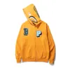 Felpa con cappuccio da uomo Bathing shark Ape logo multi font squalo full zip felpa con cappuccio azzurra