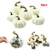 Party Favor 12pcs / Set Mini Simation Pumpkin Diy Creative Mousse Halloween Garden Decoration Craft RRA2071 Drop Livrot Home Festive S DHH5S