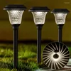 Lampada da giardino a energia solare plug-in Illuminazione a LED Impermeabile Giardino Villa Cortile Lampade per la luce del paesaggio domestico