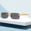 Herren Luxus Designer Damen Sonnenbrillen Leopardenkopf Rahmenlos Europa Amerika Kleine Box Damenmode Trend 81339