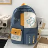 Schultaschen Japanischen Stil Frauen Rucksack Mode Weibliche Große Kapazität Wasserdichte Nylon Student Schultasche Casual Harajuku Buch Rucksack