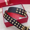 Big v Mens Premium Caffice Belt 40 -мм дизайнер роскошных брендов Женский пояс для модного повседневного стиля настоящий коврик никогда не сгибайте поясные пояс с коробкой 60