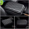 New PU Leather Car Armrest Mat Center Console Arm Rest Protection Cushion Auto Armrests Storage Box Cover Pad Car Accessories