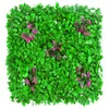 Decorative Flowers UV Resistant 3D Indoor Outdoor Decor Lush Ferns Carpet Soft Landscaping Artificial Green Wall Mixed Plant Panel Fake
