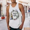 Men's Tank Tops Mens Summer Easter Fashion Casual 3D Digital Printed Vest Tall Shirt