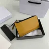 M Brand Wallet Magnetic Buckle Zipper Purse Cowhide Detachable Wrist HandBag Change Wallet Women 220721