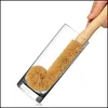 Other Kitchen Dining Bar Natural Coconut Palm Brush Wooden Hand Cup Long Handle Pot Glass Bottle Kitchen Tableware Cleaning Tool Dhlc1