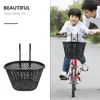 Acessórios para interiores Casquete de bicicletas meninas da frente Kids Handlebar Bestas de armazenamento traseiro praia caixa de animais de estimação pendurada acessório triciclo rack transportador de carga