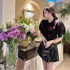 Womens Knits tees Designer shirts 2023ss New Fashion Luxury Brand Floral embroidery High Quality shirts Size XS-XL