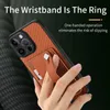 Weave Pattern Design Card Slot Case For iPhone XR 7 8 6S 14 Plus 13 12 Mini 11 Xs 14 Pro Max Wristand Wallet Leather Back Cover