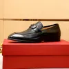 2023 Scarpe per abiti da mastomo da uomo formali mocassini casual in pelle vera vera moca