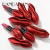 Handaiyan 6 Lipstick Lipstick Matte Set مرطب طويل الأمد من السهل ارتداء مقاوم للماء ليس من السهل إلغاء إلغاء إلغاء تشكيل طقم الشفاه Makeup Makeup