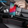 New PU Leather Car Cup Holder Seat Organizer Holder Multifunctional Car Seat Gap Storage Box Seat Seam Pockets Organizer Accessories