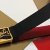 Red Sole Mens premium quality belt 40mm luxury brand designer womens belt fashion casual style both sides can be made of real cowhide never crease waistbands 03