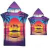 Top Beach Surfing Towel Cloak Beach Towel Quick-Drying Bathrobe Towel Mobile Locker Rooms Microfiber Hooded Cloak