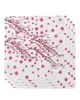 Table Napkin 4pcs Flower Pink Falling Spring Square 50cm Party Wedding Decoration Cloth Kitchen Dinner Serving Napkins