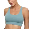 Yoga -outfit groot formaat strappy sport beha voor vrouwen fitness crisscross back hoge support top brassiere gym atletische slijtage