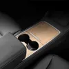 Nouveau autocollant de décor de couverture de garnitures de Console centrale de voiture pour Tesla modèle 3/modèle Y accessoires de Modification de lifting de Console centrale