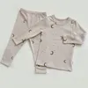 Pyjamas Vêtements de ménage pour enfants Pyjamas pour enfants en coton imprimé automne et hiver Pyjamas pour enfants unisexes pour hommes et femmes Pyjamas pour bébé 230331